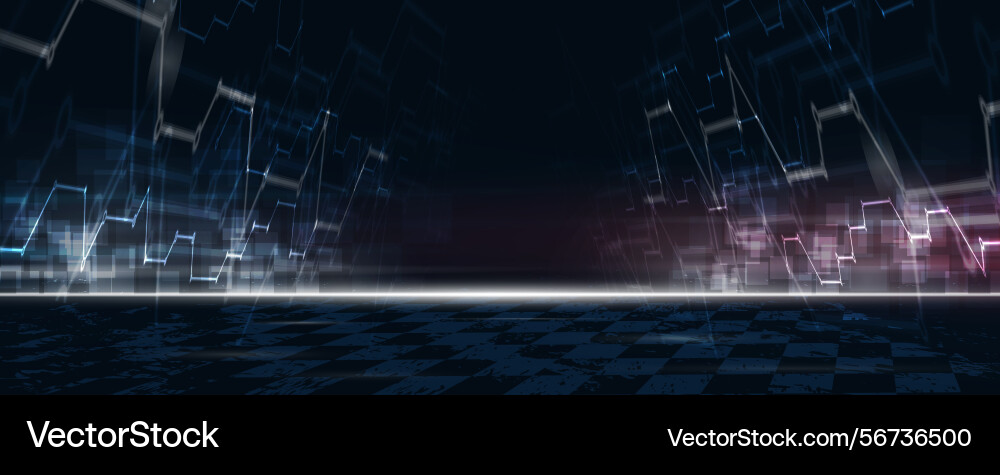 Abstract high technology and science background Vector Image