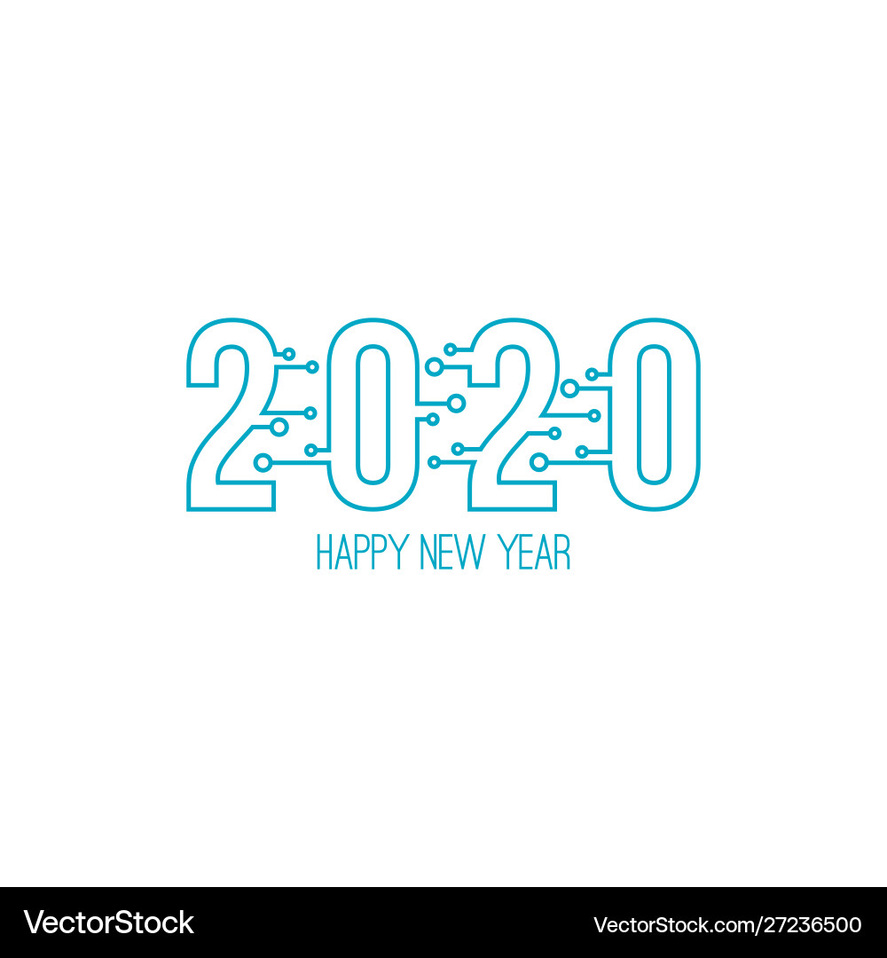 Happy new year Happy new year vector image