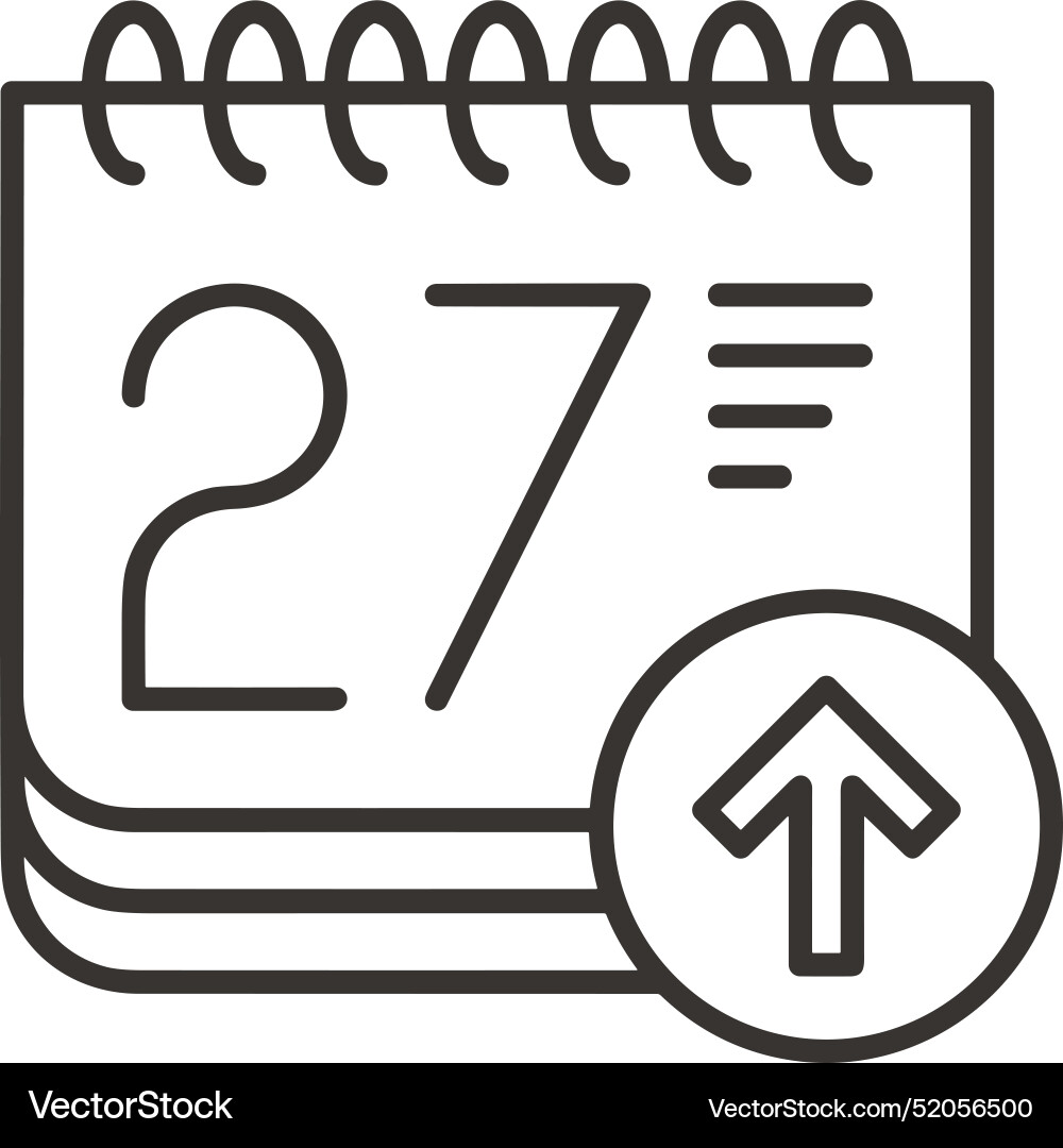 Upload outline icon symbol image Upload outline icon symbol image Vector Image