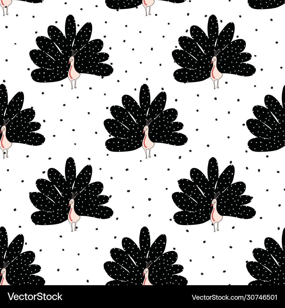 Abstract capercaillie seamless pattern Abstract capercaillie seamless pattern vector image