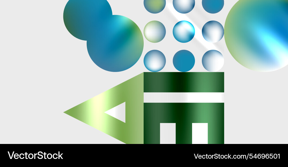 Triangles circles squares rectangles design Vector Image
