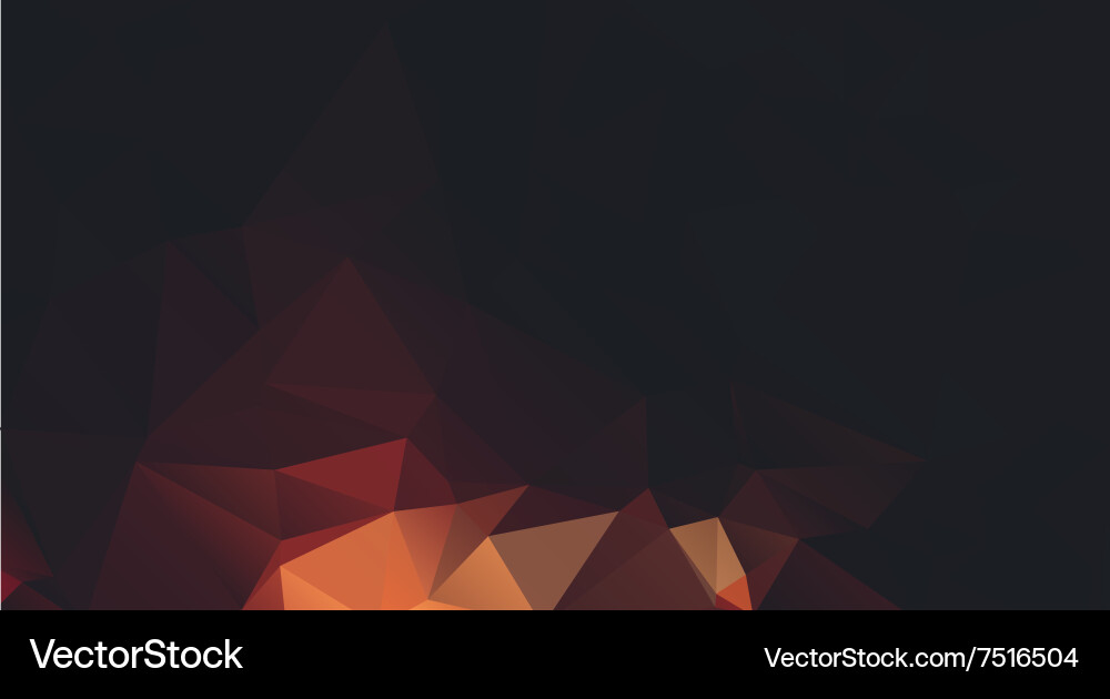 Abstract golden background consisting of triangles vector image