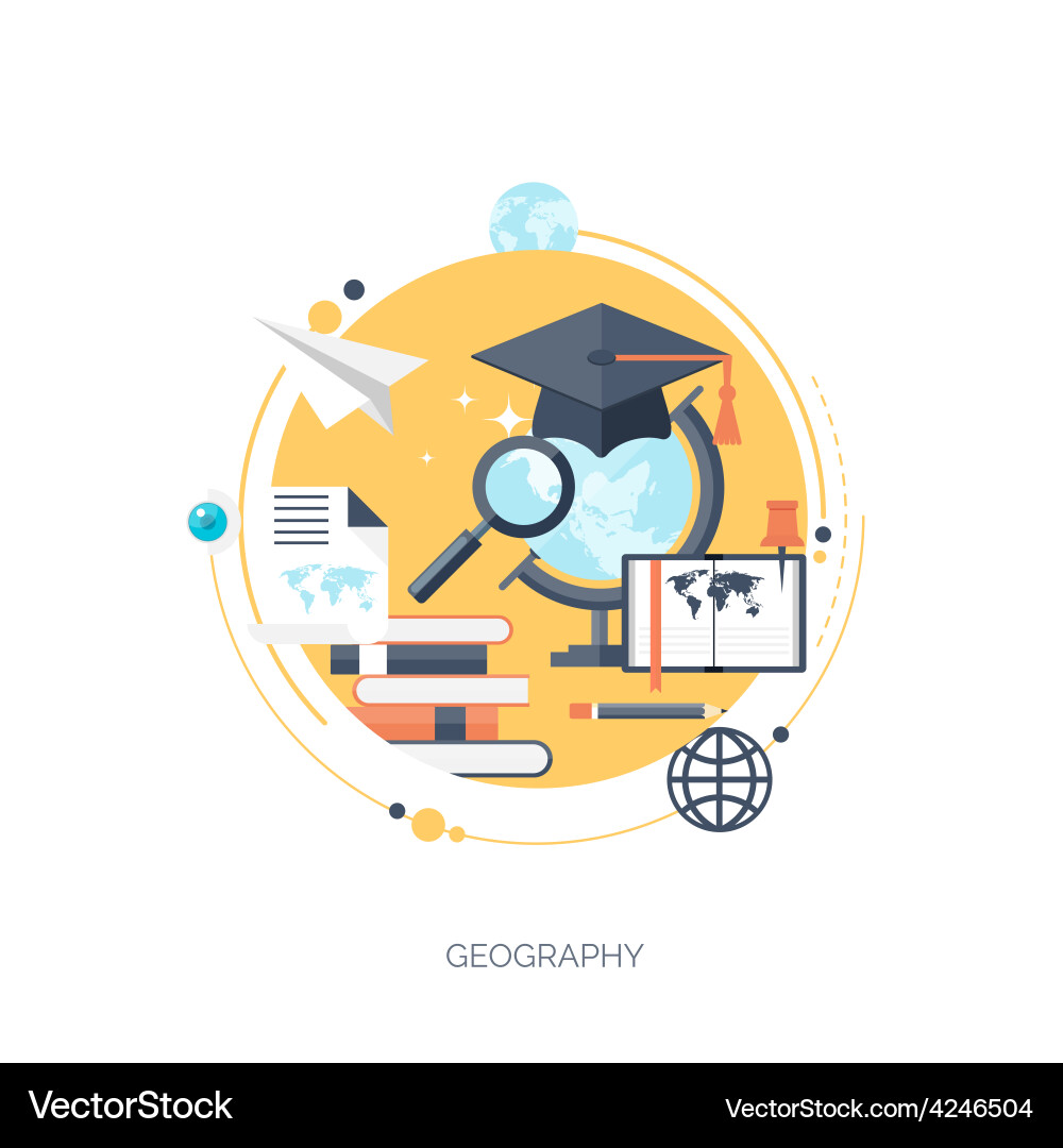 Study & Learning Concepts vector image