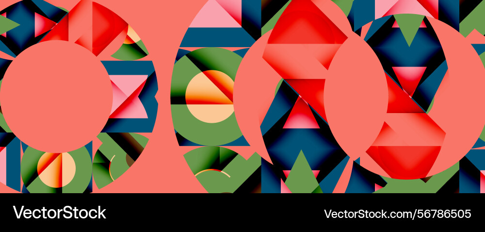 Abstract geometric pattern circles overlap Abstract geometric pattern circles overlap vector image