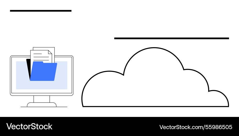 Cloud-based file storage and sharing with seamless Cloud-based file storage and sharing with seamless vector image