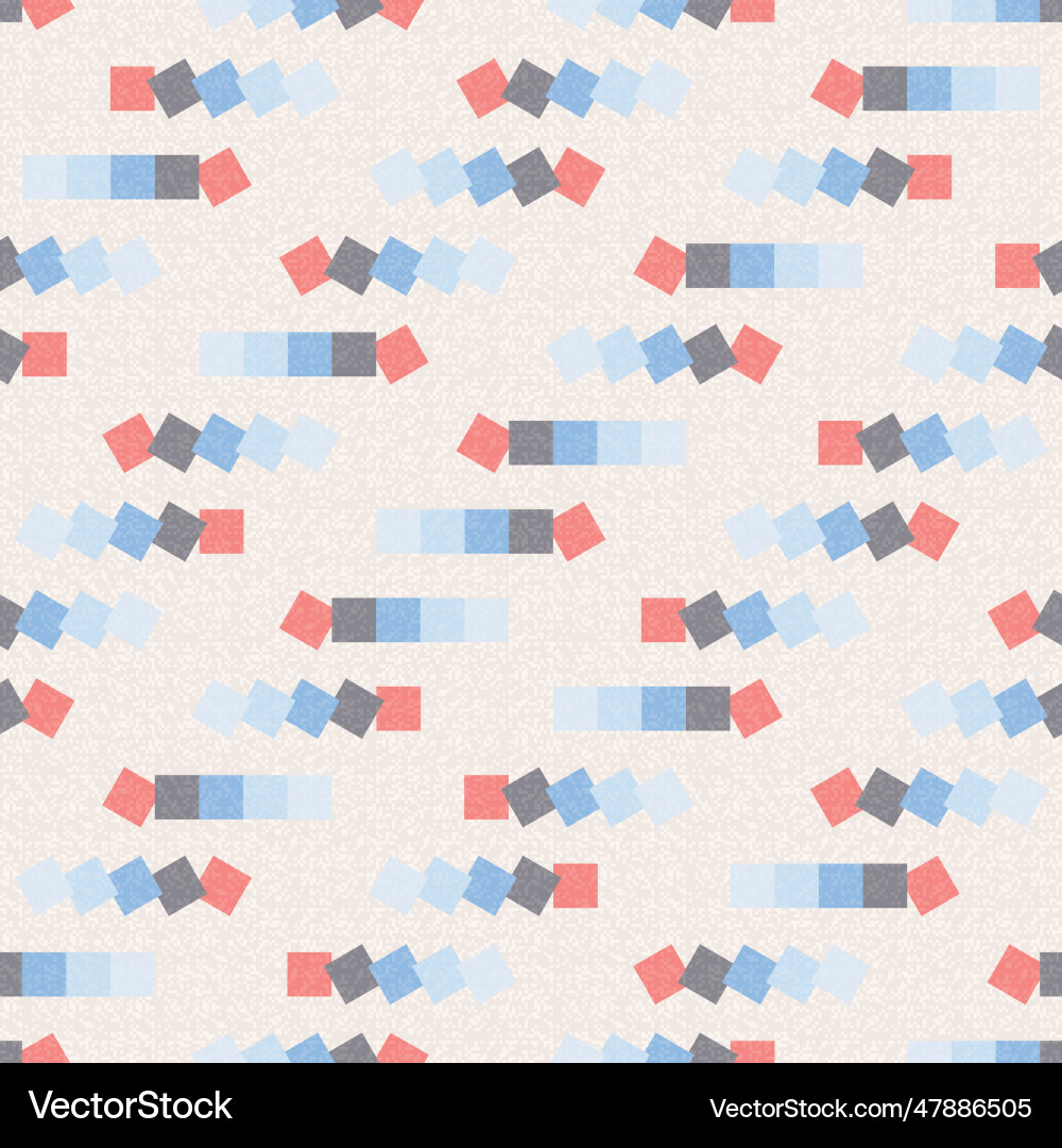Multicolor irregular mosaic textured pattern vector image