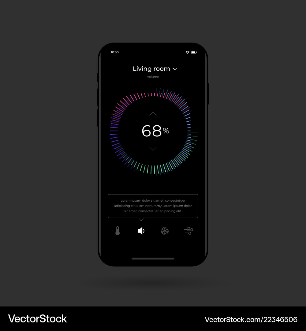 Dashboard ui and ux kit control center design vector image