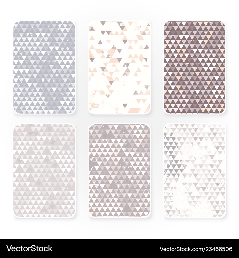 Pastel color triangle pattern Pastel color triangle pattern vector image