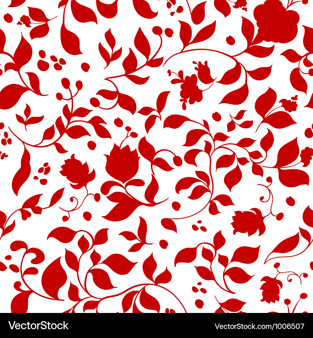 Red seamless pattern Vector Image