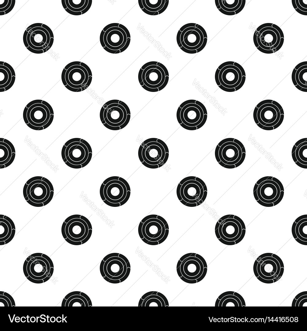 Chart pie with arrows pattern vector image