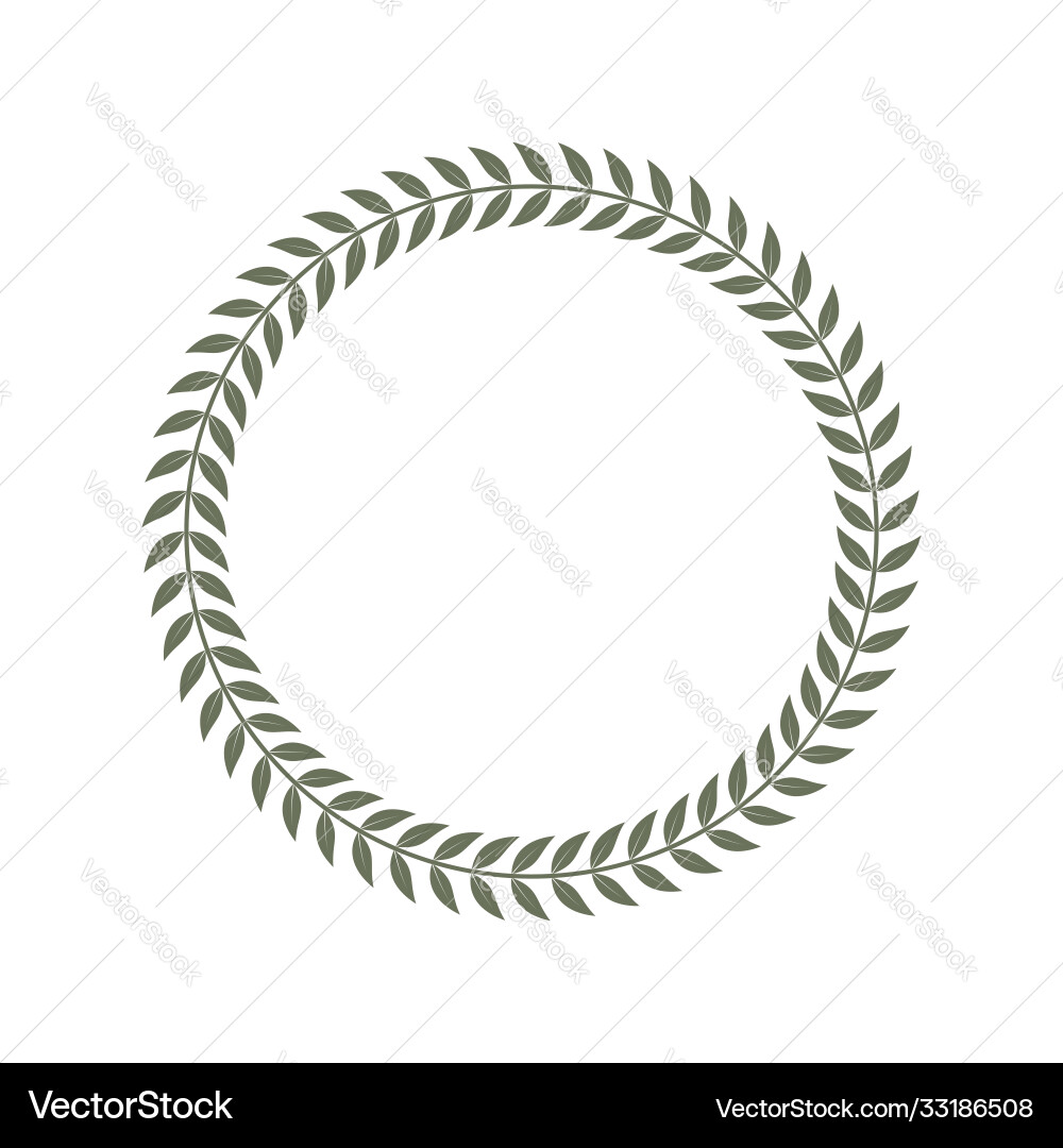 Leaves as frame Royalty Free Vector Image - VectorStock