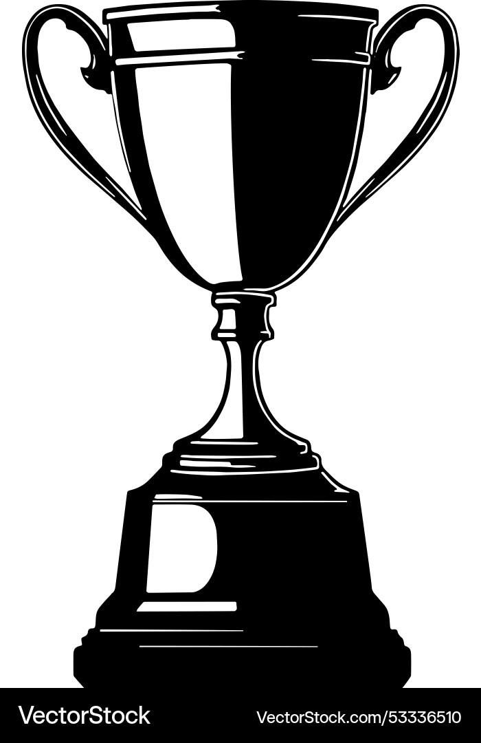 Trophy cup icon Royalty Free Vector Image - VectorStock