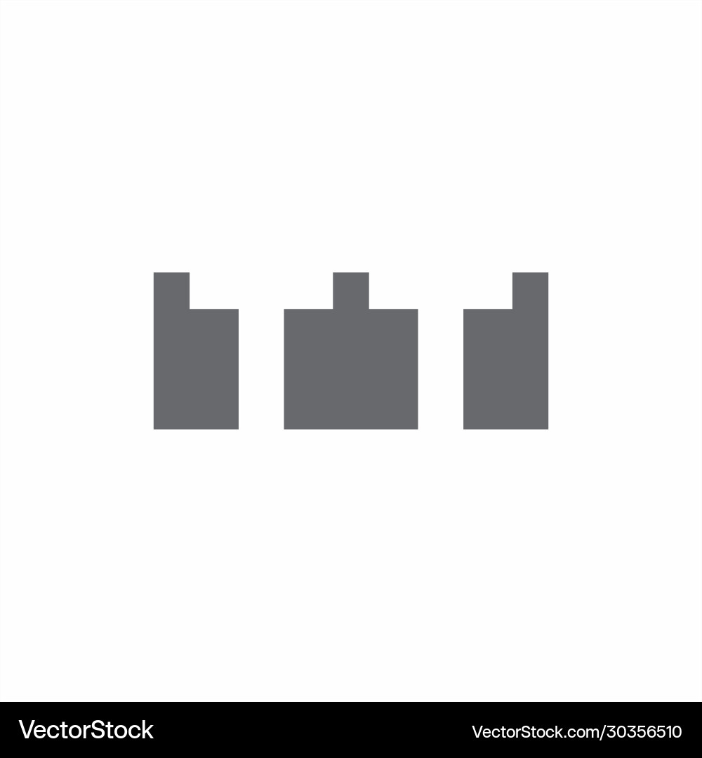Tt logo monogram with negative space style design Vector Image