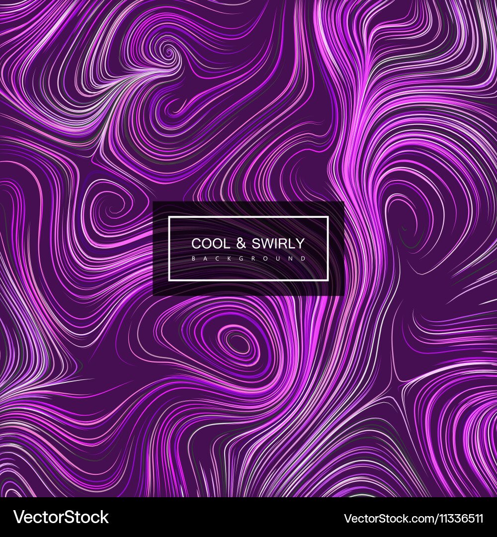 Abstract artistic curl background vector image
