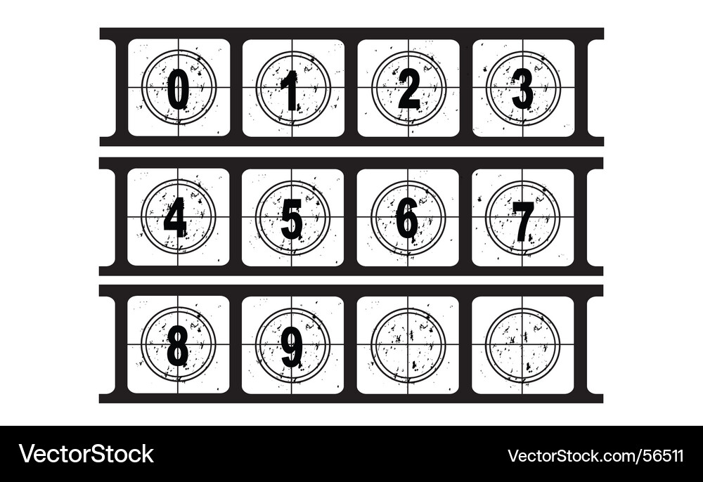Countdown Timer Vektorbild