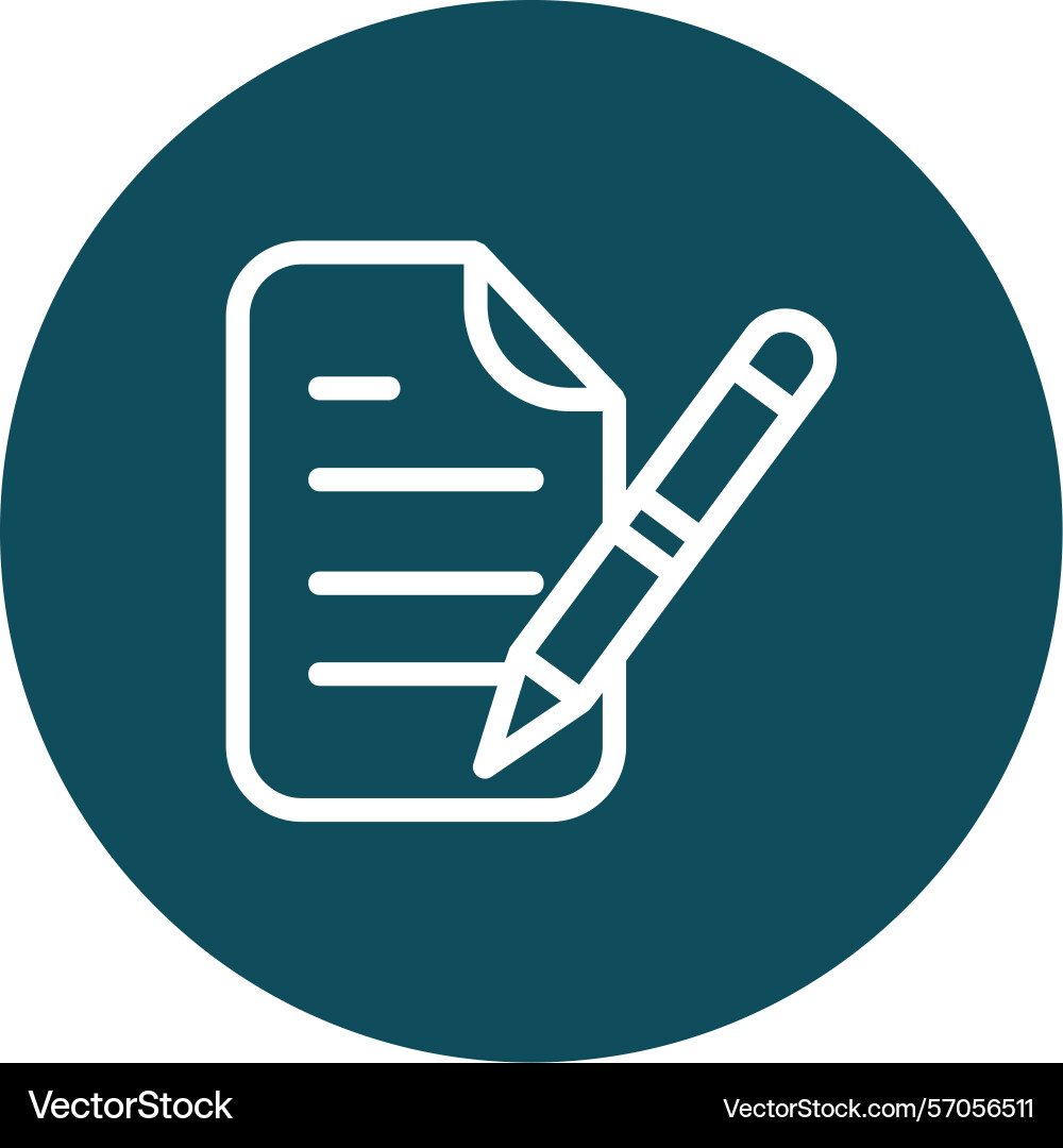 Draft line circle style icon design Vector Image