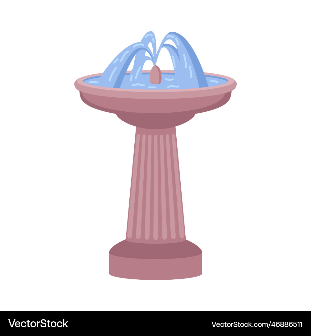 Water fountain for drinking in city or town Water fountain for drinking in city or town vector image