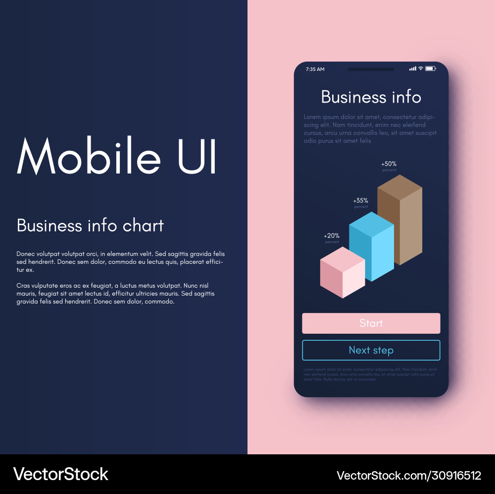 Mobile application interface ui design Mobile application interface ui design vector image