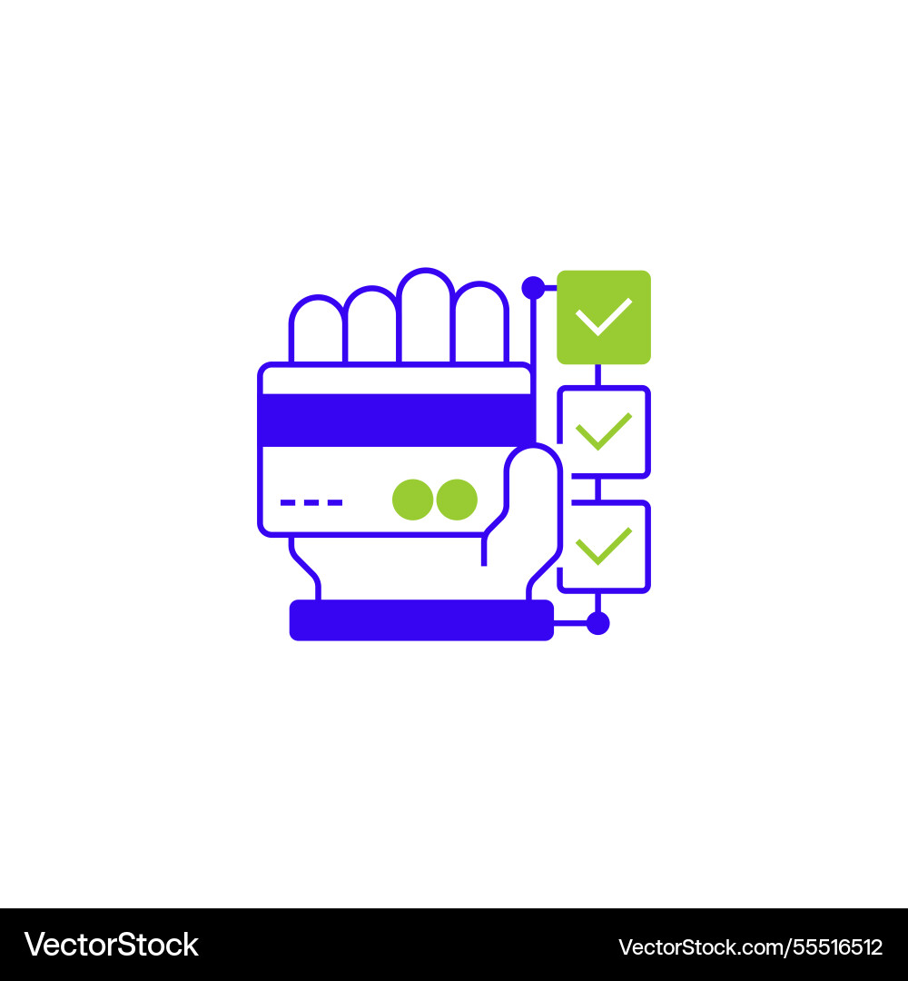 Payment method line icon linear style sign Payment method line icon linear style sign Vector Image