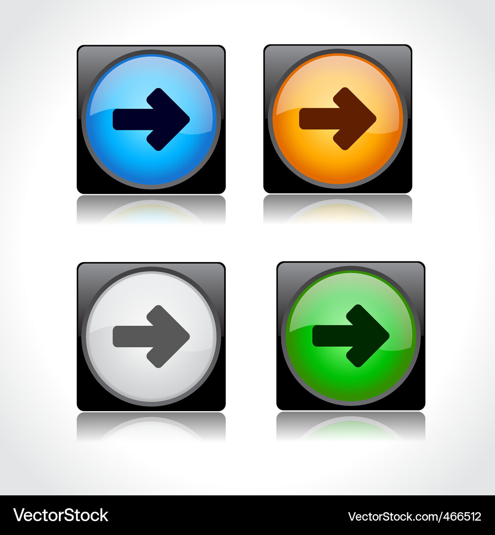 Web page buttons Vector Image
