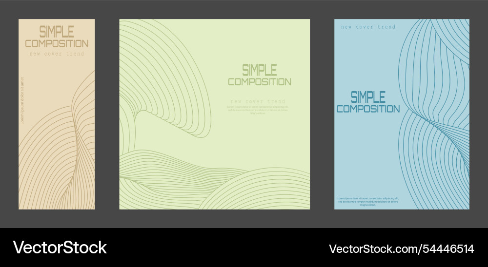 A pattern of wavy lines luxurious abstract vector image