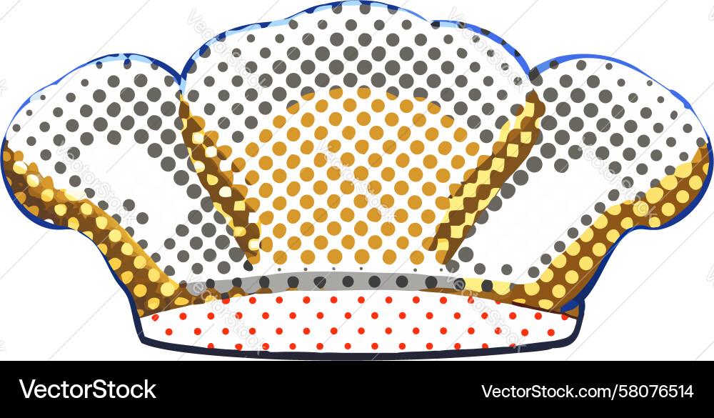 Textured Sofa with Halftone Pattern Vector Image