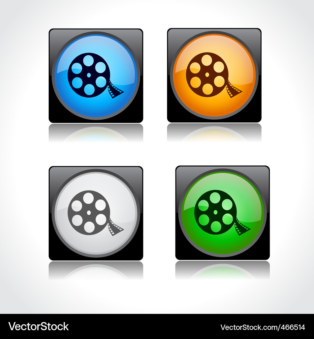 Web page buttons Vector Image
