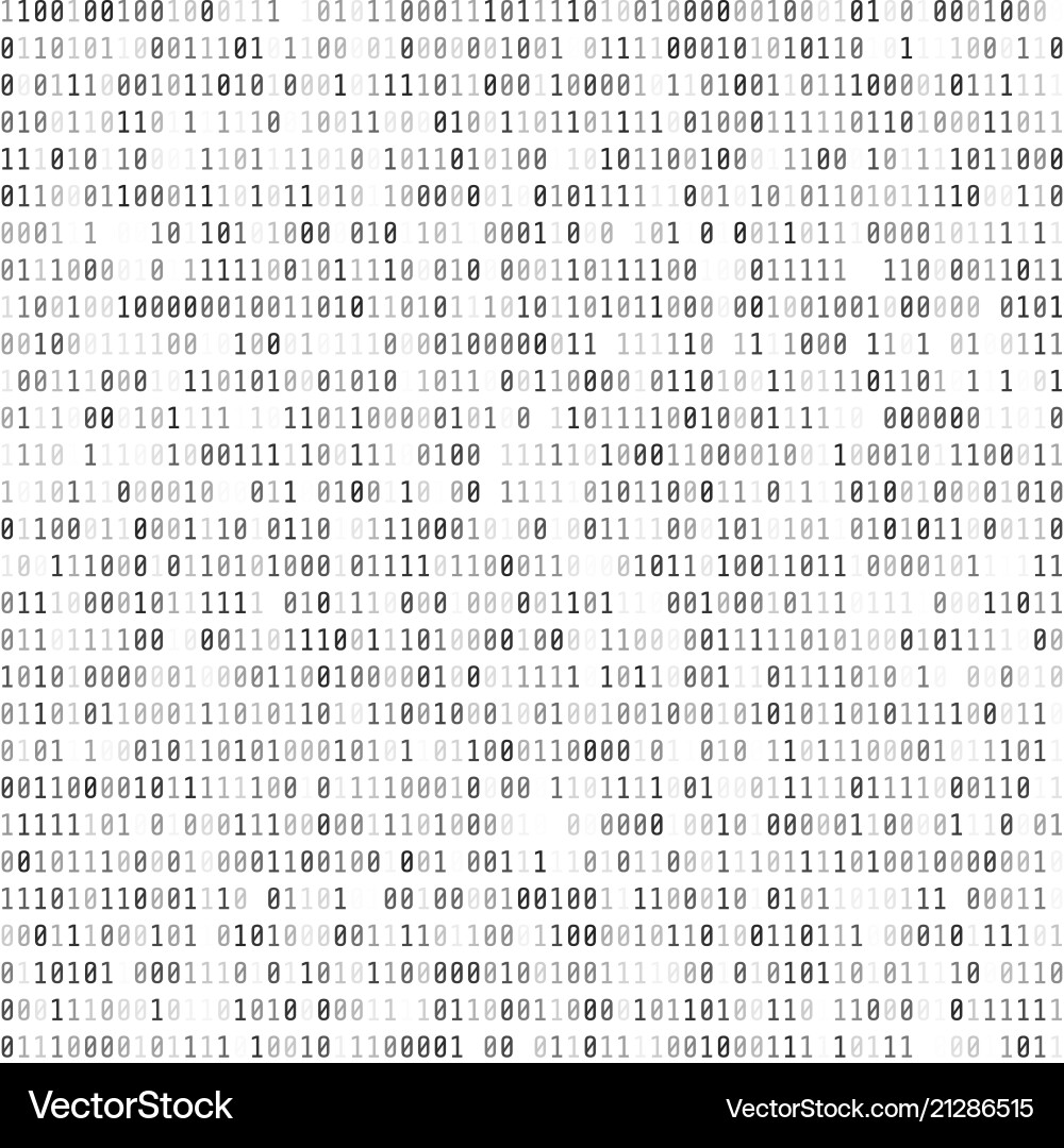 Binary computer code digital data stream abstract Binary computer code digital data stream abstract vector image
