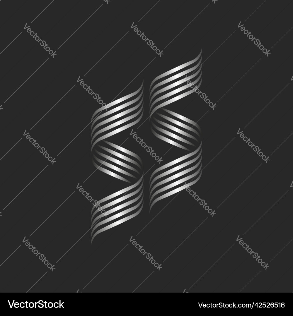 Initials ss logo kreatives Emblem für eine Boutique Initials ss logo kreatives Emblem für eine Boutique vektorbild