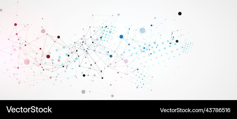 Template for science and technology presentation Template for science and technology presentation vector image