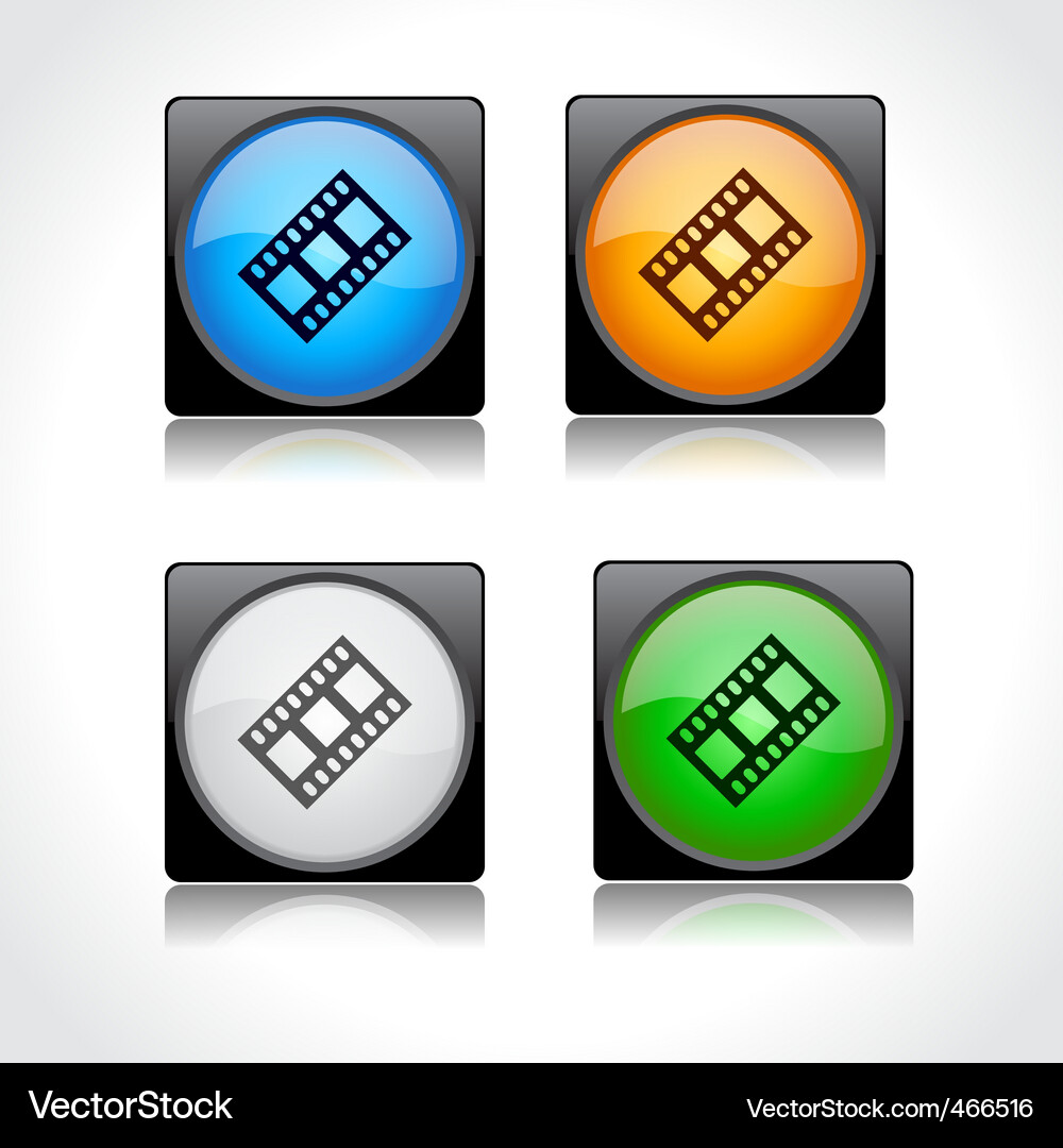 Web page buttons Vector Image
