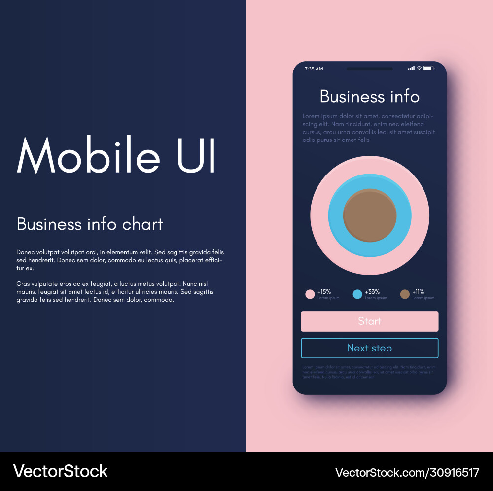 Mobile application interface ui design Mobile application interface ui design Vector Image