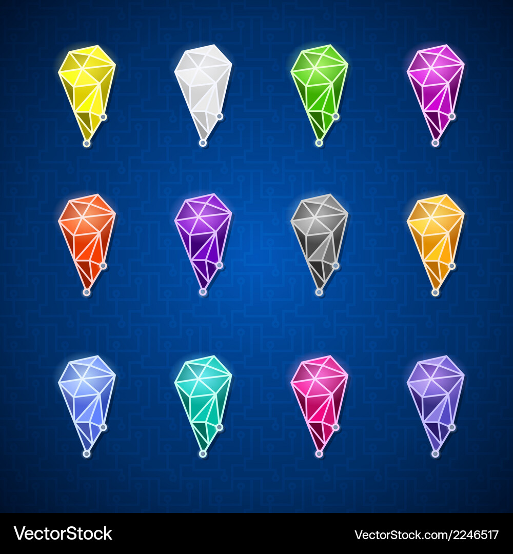 Set of pointers Vector Image
