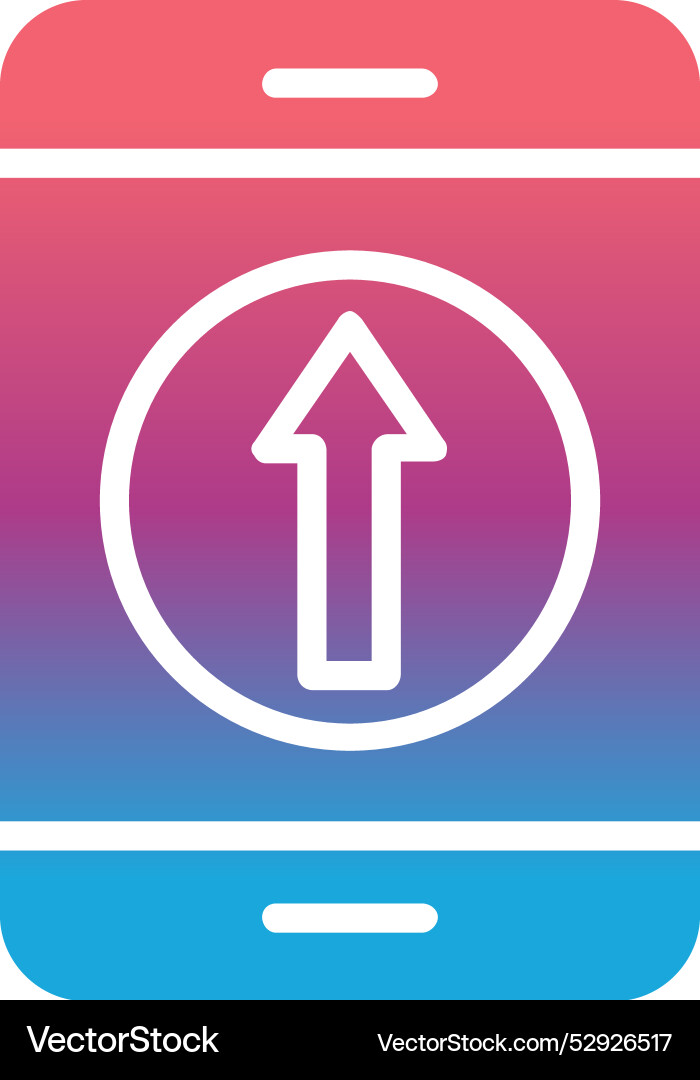 Upload icon design vector image