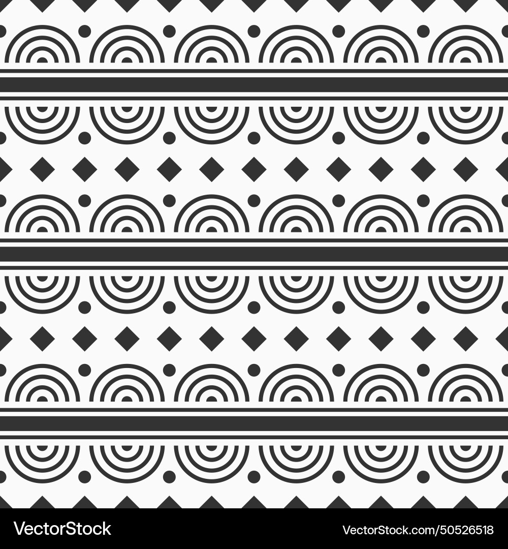 Abstract seamless pattern with half circles Abstract seamless pattern with half circles vector image
