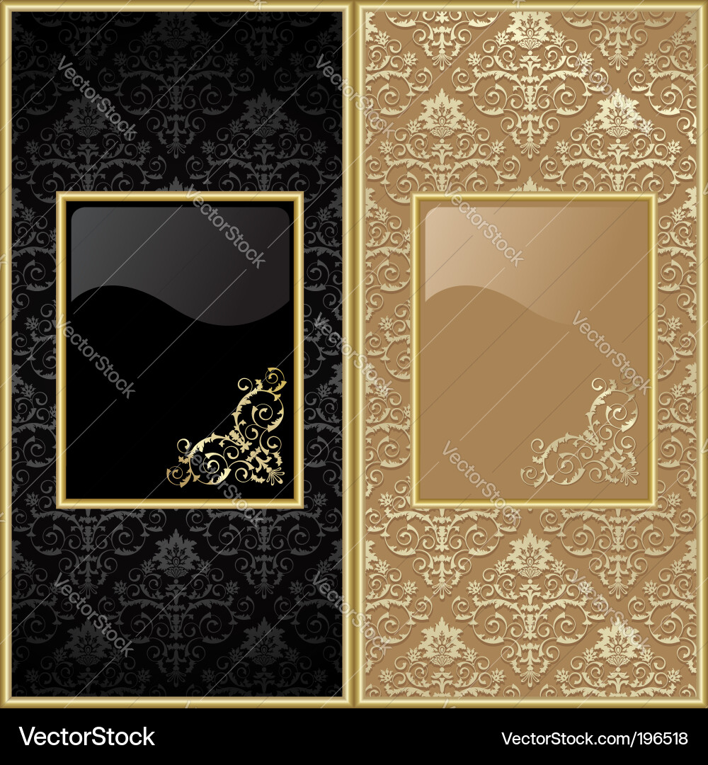 Elegant Frame Collection Royalty Free Vector Image