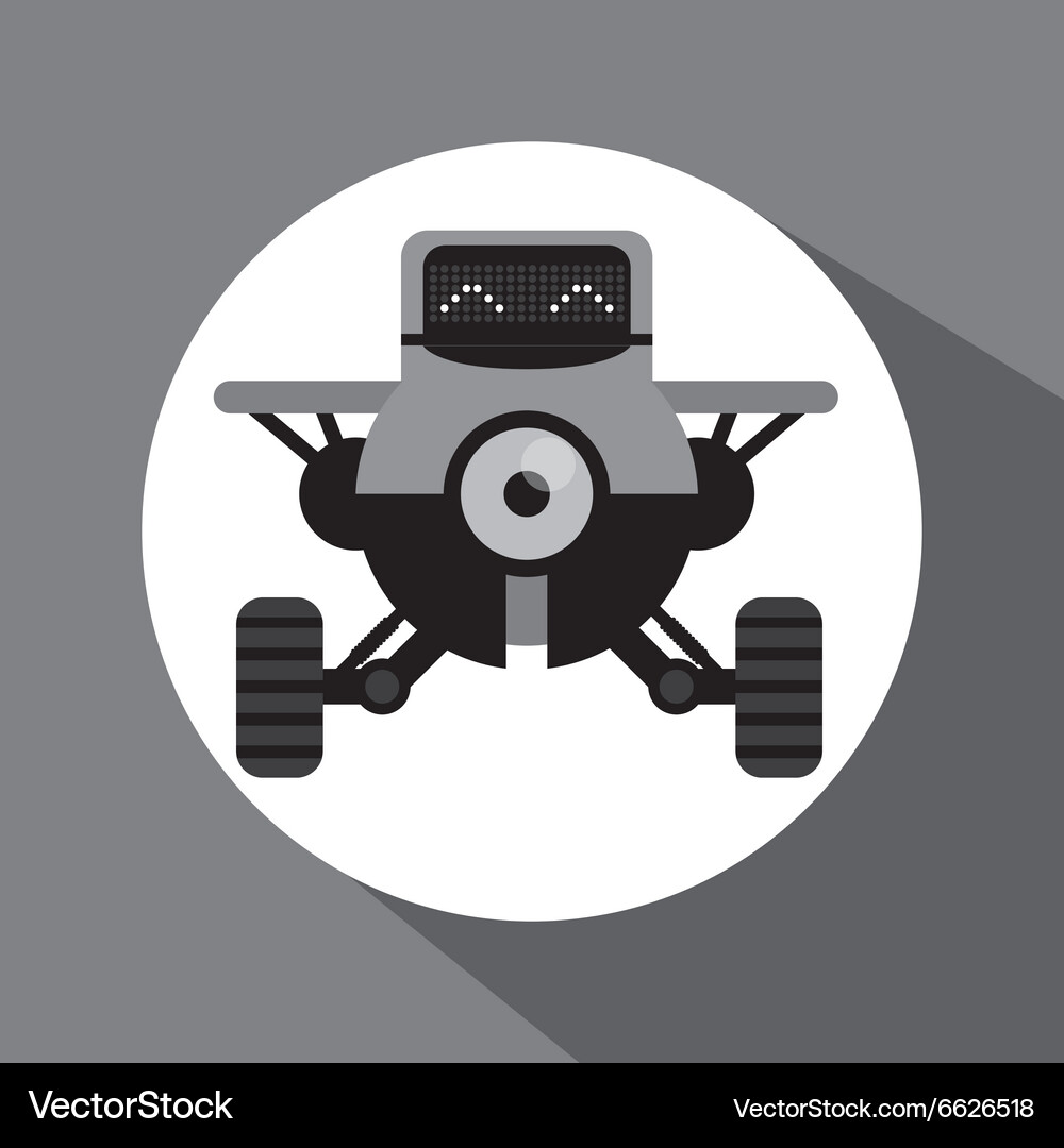 Robot and technology design Vector Image