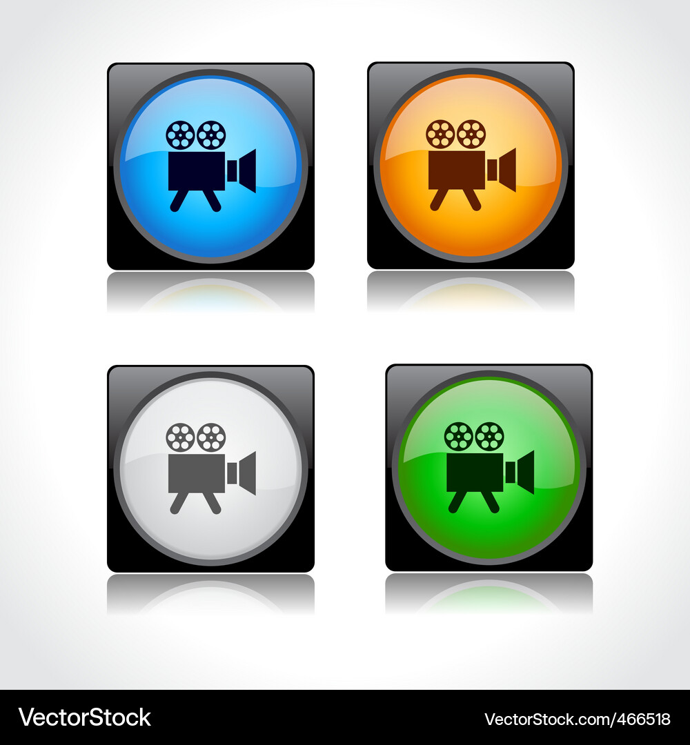 Web page buttons Vector Image
