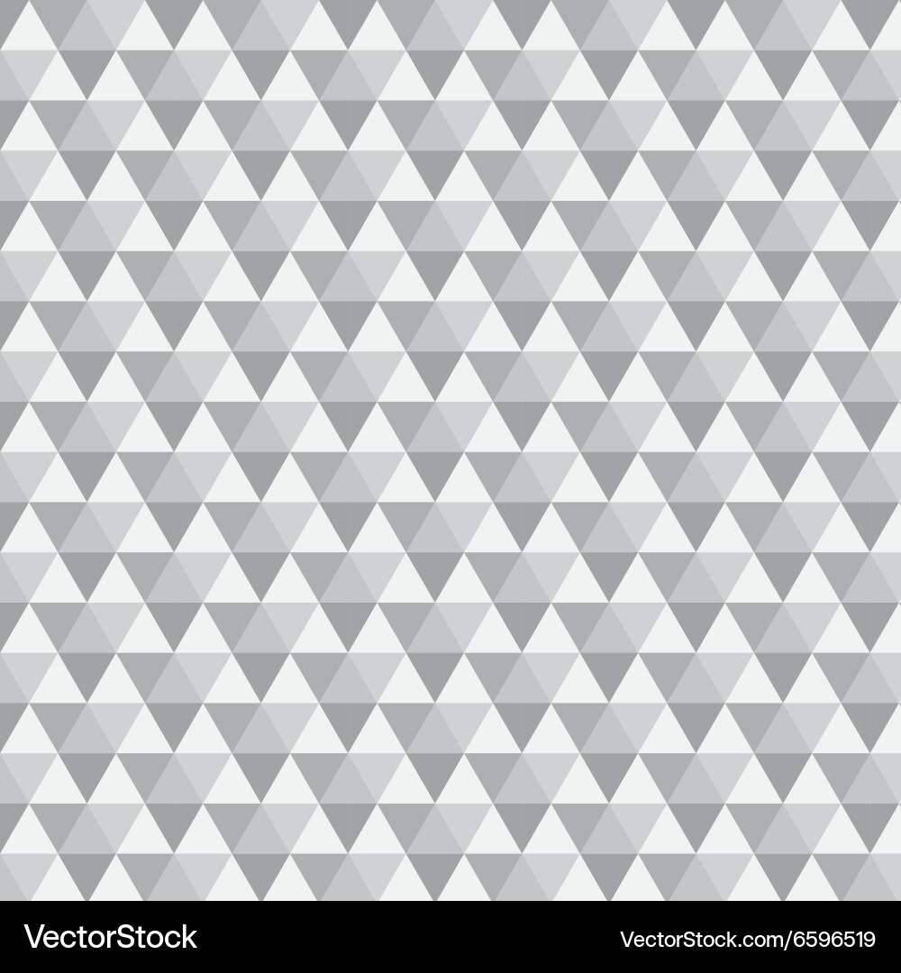 Grey Triangle Pattern vector image