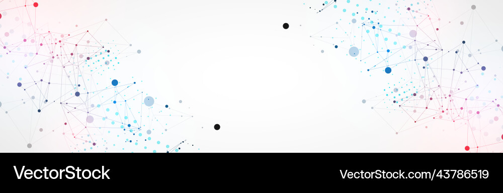 Template for science and technology presentation Template for science and technology presentation vector image
