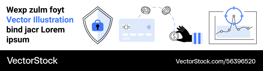 Cybersecurity transactions and data analytics Cybersecurity transactions and data analytics vector image