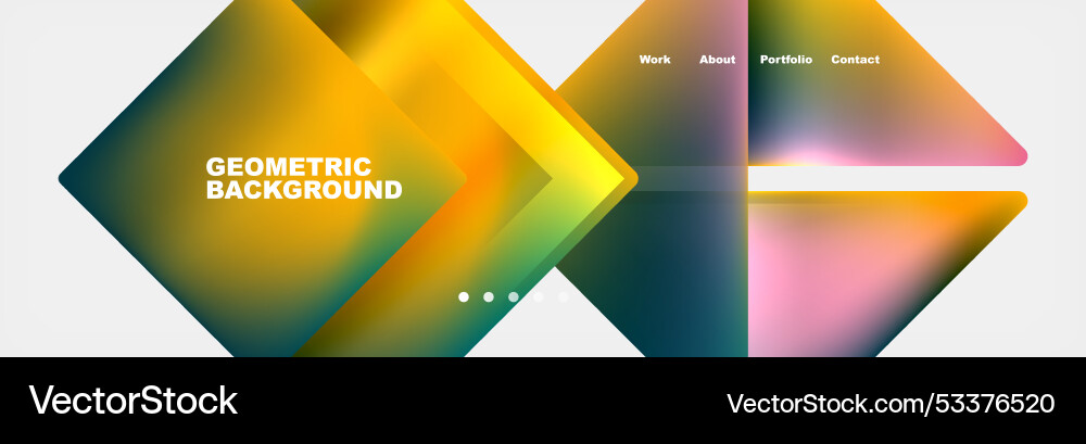 Gradient triangles composition with bright fluid Gradient triangles composition with bright fluid Vector Image