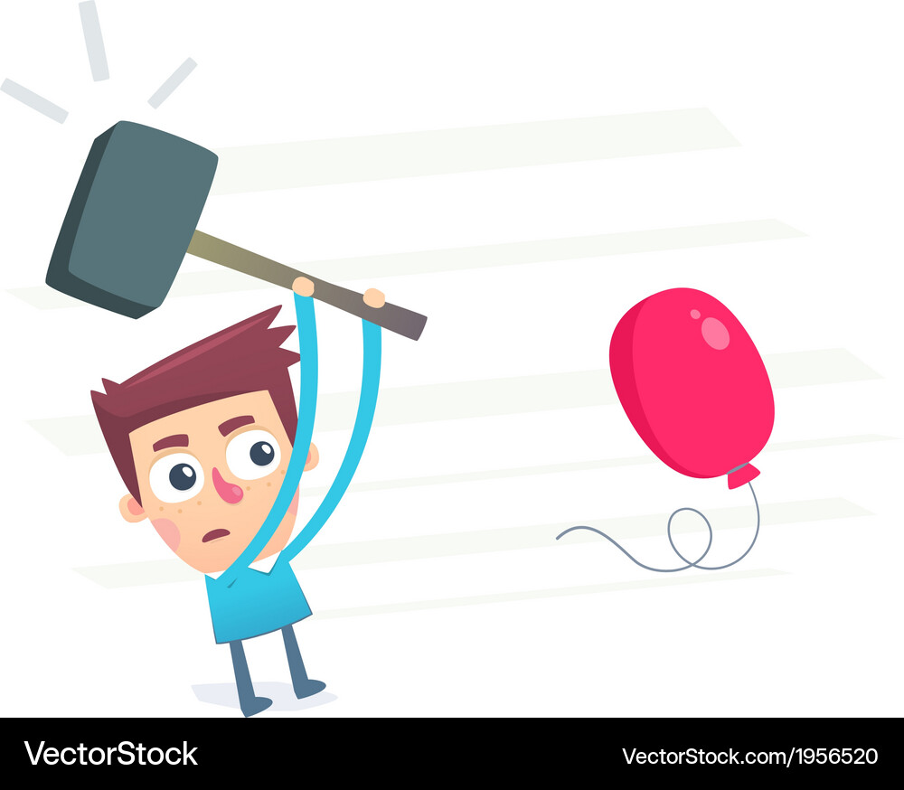 Wrong solution for simple tasks Vector Image
