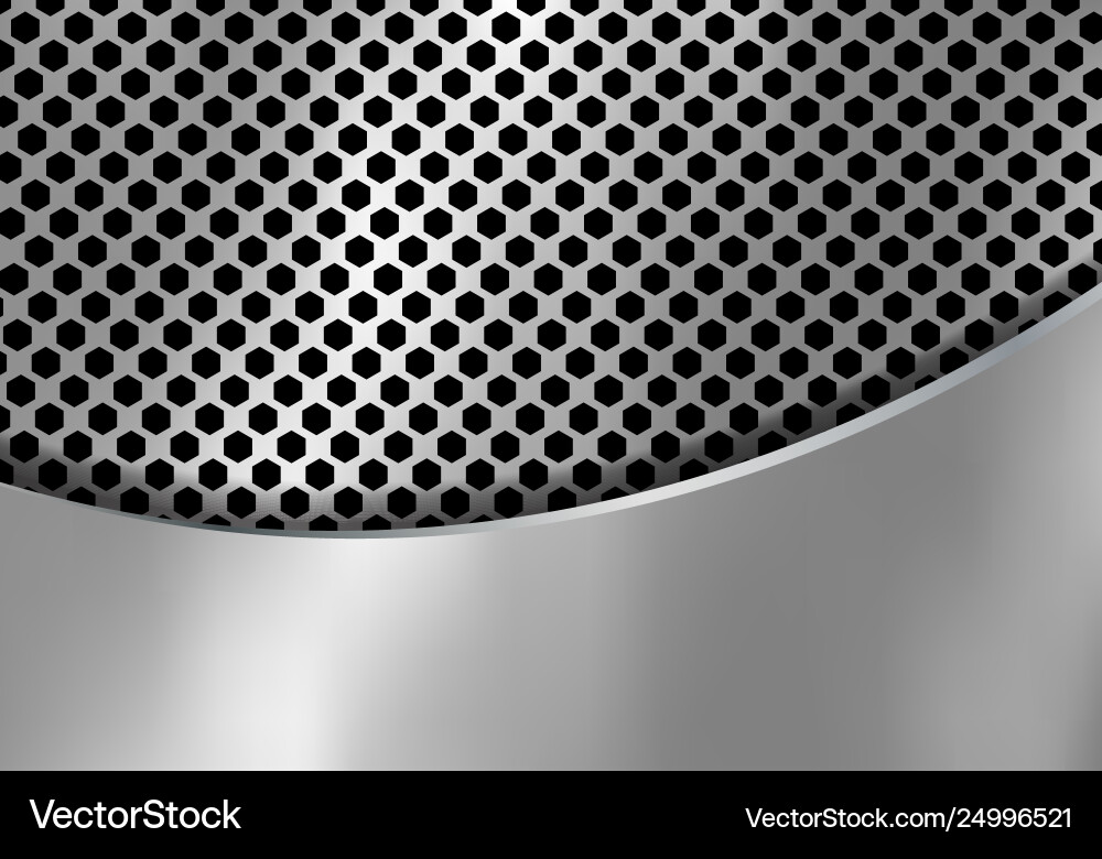 Abstract silver metal background made from Vector Image