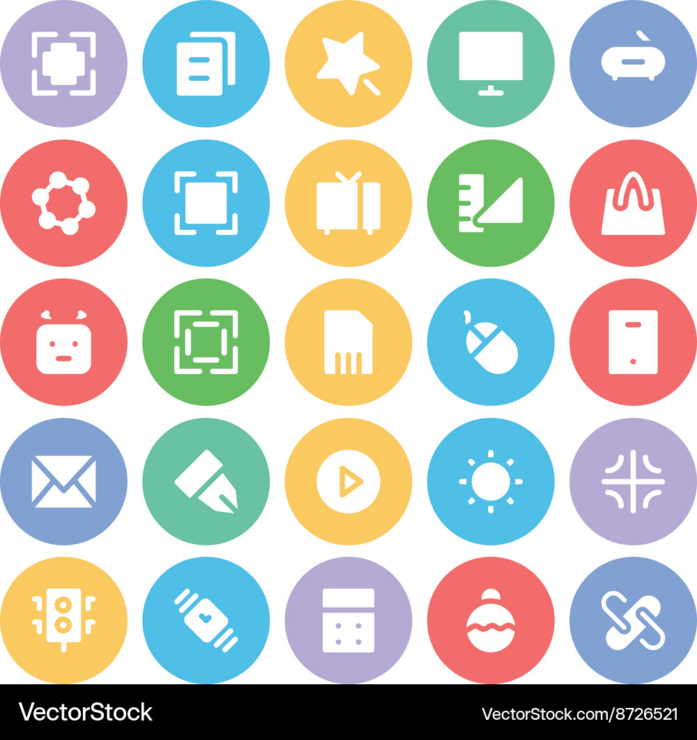 Design and development icons 1 Vector Image