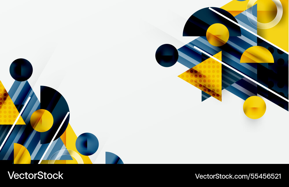 Modern abstract design with overlapping Modern abstract design with overlapping Vector Image