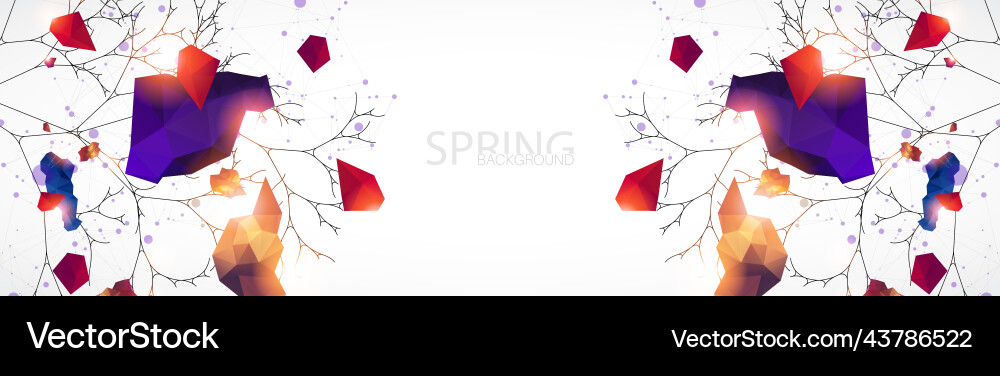 Abstrakte Natur Hintergrund Baum geometrische Abstrakte Natur Hintergrund Baum geometrische vektorbild