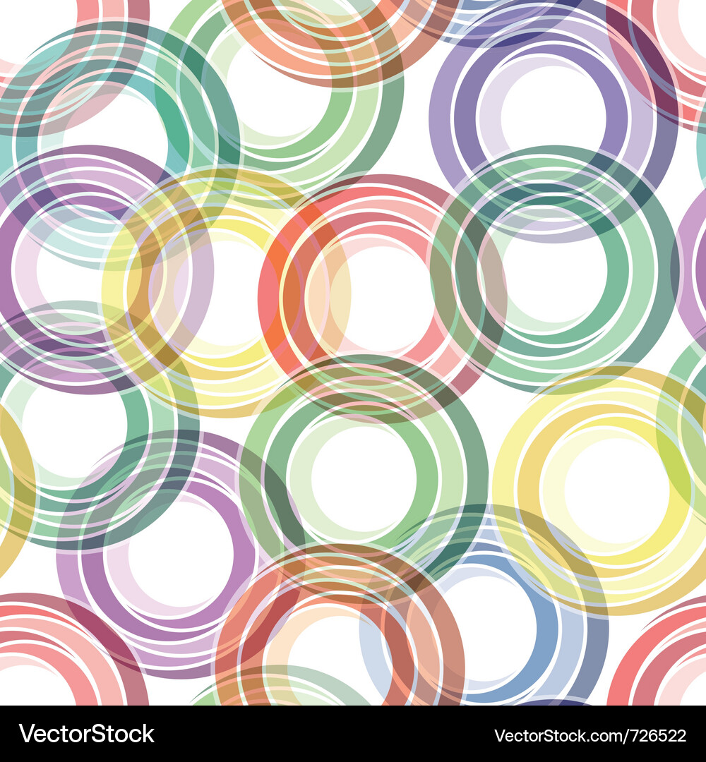 Seamless ring pattern Vector Image