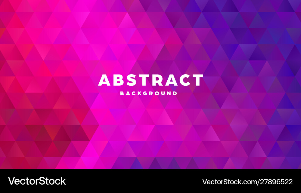 Triangle polygonal abstract background colorful vector image