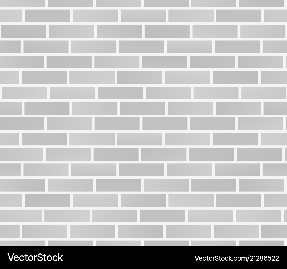White brick wall texture seamless Royalty Free Vector Image
